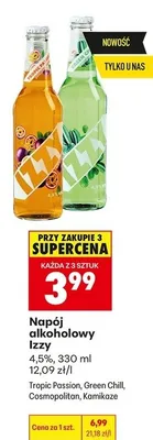 Napój alkoholowy Izzy Tropic Passion promocja w Biedronka