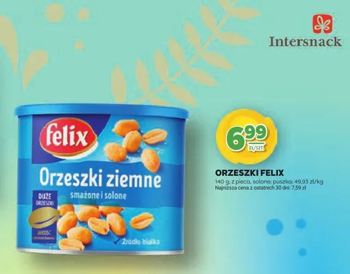 Orzeszki ziemne smażone i solone promocja w Stokrotka