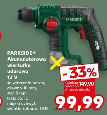 Akumulatorowa wiertarka udarowa 12V Parkside promocja w Kaufland