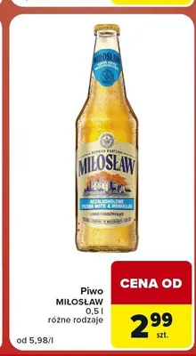Piwo bezalkoholowe Miłosław Yerba Mate & Marakuja promocja w Carrefour Market