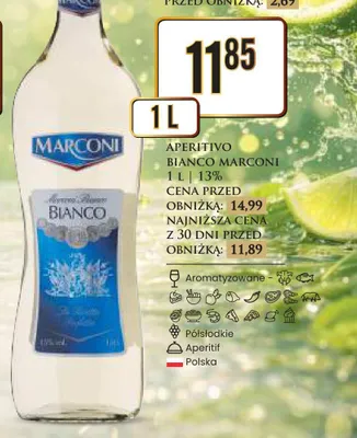 Aperitivo Bianco promocja w Dino