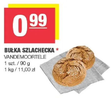 Bułka szlachecka vandemoortele promocja w SPAR