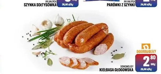 Kiełbasa głogowska Dobrowolscy promocja w Tomi Markt