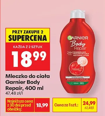 Mleczko do ciała Body Repair promocja w Biedronka