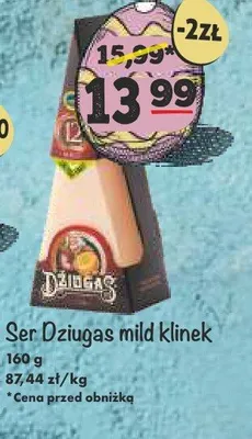 Ser Dziugas mild klinek promocja w Arhelan