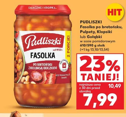 Gołąbki w sosie pomidorowym Pudliszki promocja w Kaufland