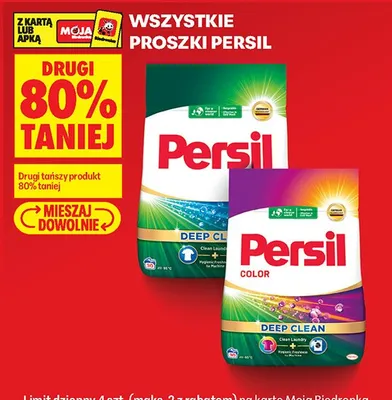 Proszek do prania Persil Deep Clean promocja w Biedronka