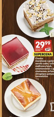Ciasto orfeusz Bizon promocja w Delikatesy Centrum