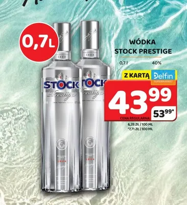 Wódka Stock Prestige promocja w Delfin