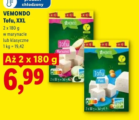 Tofu VEMONDO XXL promocja w Lidl
