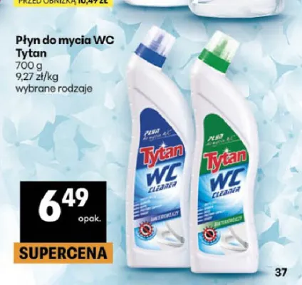 Płyn do mycia WC Tytan Blue promocja w Delikatesy Centrum