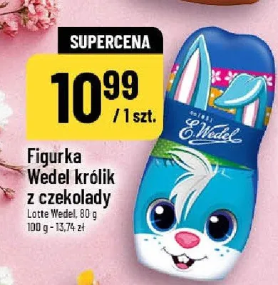 Figurka Wedel królik z czekolady promocja w POLOmarket