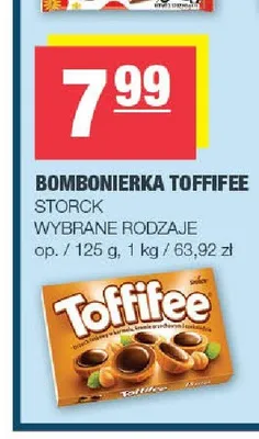 Bombonierka Toffifee Storck promocja w SPAR