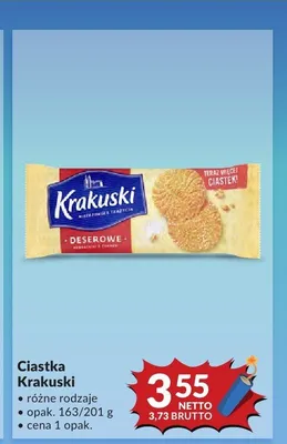 Ciastka Krakuski Deserowe promocja w Makro