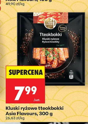Kluski ryżowe tteokbokki Asia Flavours promocja w Biedronka
