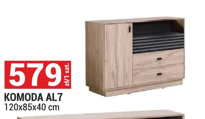 Komoda AL7 Allmo promocja w Merkury Market