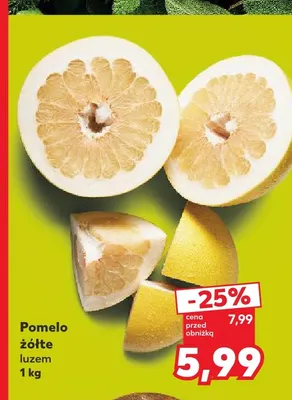 Pomelo żółte promocja w Kaufland