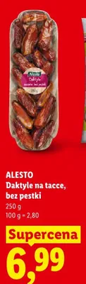 Daktyle na tacce bez pestki Alesto promocja w Lidl