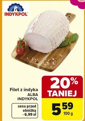 Filet z indyka Alba promocja w Carrefour