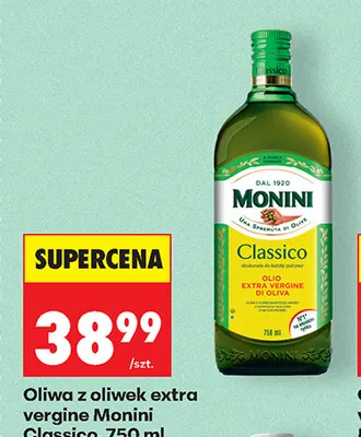 Oliwa z oliwek extra vergine Monini Classico promocja w Biedronka