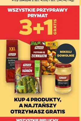 Musztarda Sarepska Prymat promocja w Netto