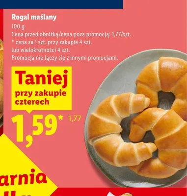 Rogal maślany promocja w Lidl