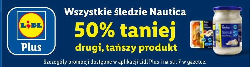 Wszystkie śledzie Nautica promocja w Lidl
