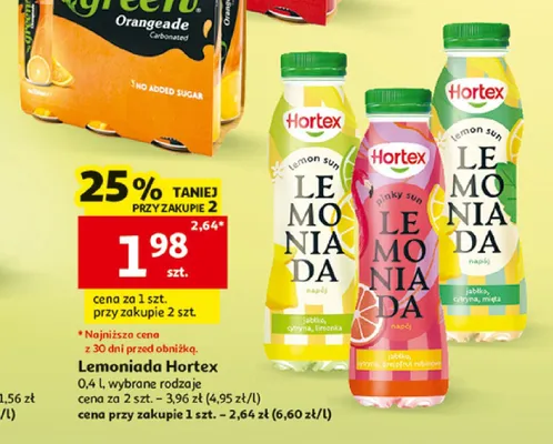 Lemoniada Hortex Lemon Sun promocja w Auchan