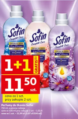 Perfumy do tkanin Sofin Pure Pleasure promocja w Auchan