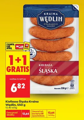 Kiełbasa śląska promocja w Biedronka