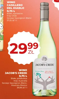 Wino Jacob's Creek Twin Pickings promocja w Duży Ben