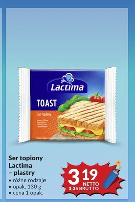 Ser topiony Lactima plastry promocja w Makro