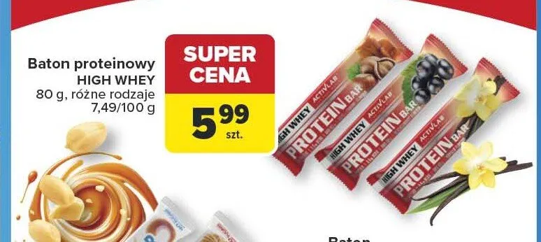 Baton proteinowy Activlab High Whey promocja w Carrefour