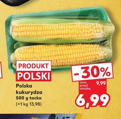 Kukurydza polska tacka promocja w Kaufland