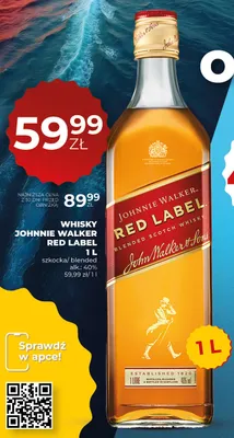 Whisky Johnnie Walker Red Label promocja w Duży Ben