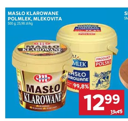 Masło klarowane Mlekovita promocja w Stokrotka