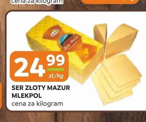 Ser Złoty Mazur Mlekpol promocja w Społem Częstochowa