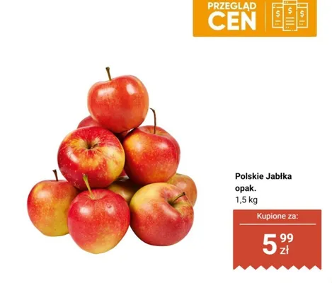 Jabłka polskie opak. 1,5 kg Biedronka promocja w Biedronka