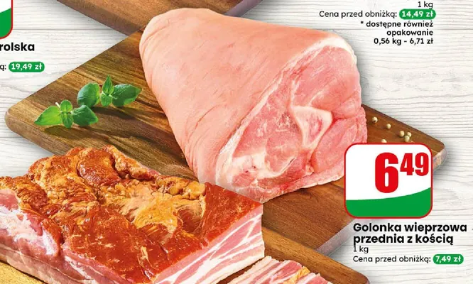 Golonka wieprzowa przednia z kością Agro Rydzyna promocja w Dino