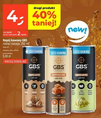 Napój kawowy GBS Caffe Latte promocja w Dealz