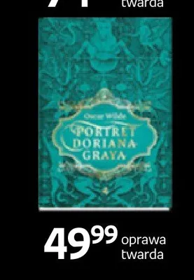 Książka Portret Doriana Graya Oscar Wilde oprawa twarda promocja w Empik