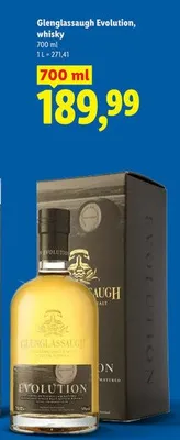 Whisky Glenglassaugh Evolution promocja w Lidl