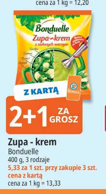 Zupa-krem Bonduelle promocja w Leclerc