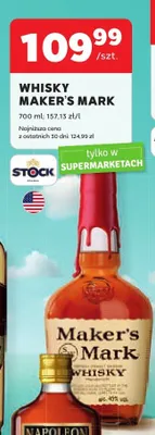 Whisky Maker's Mark promocja w Stokrotka
