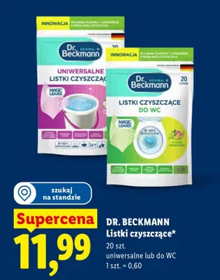 Listki czyszczące uniwersalne promocja w Lidl