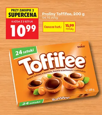 Praliny Toffifee promocja w Biedronka