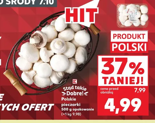 Pieczarki polskie Stąd Takie Dobre! promocja w Kaufland