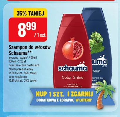 Szampon do włosów Schauma Men promocja w POLOmarket