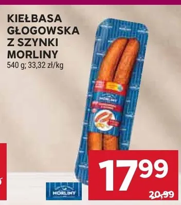 Kiełbasa głogowska z szynki Morliny promocja w Stokrotka