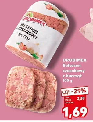 Salceson czosnkowy z kurcząt promocja w Kaufland